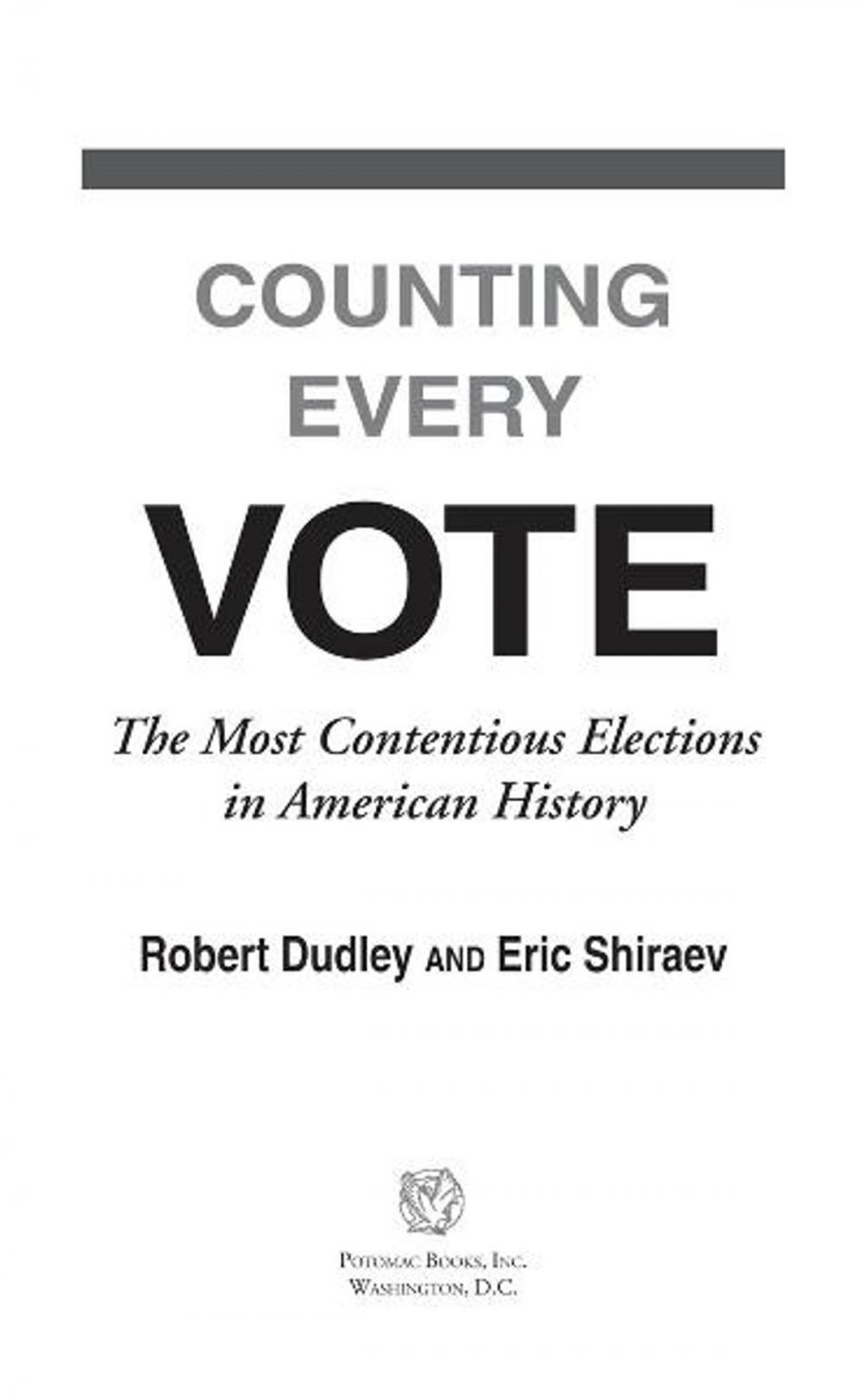 Big bigCover of Counting Every Vote