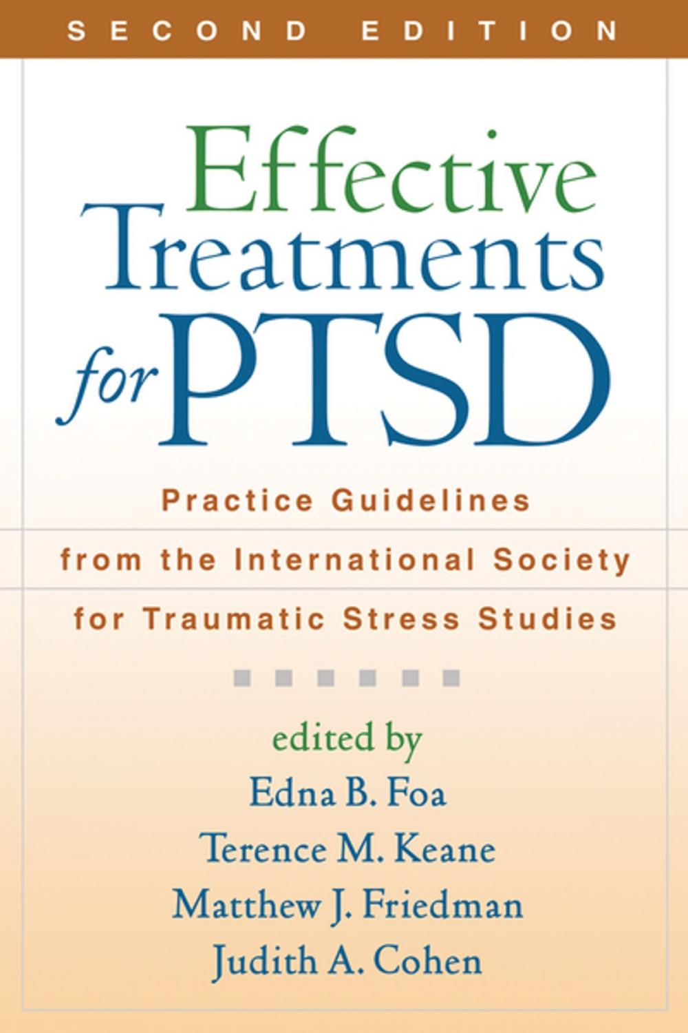 Big bigCover of Effective Treatments for PTSD, Second Edition