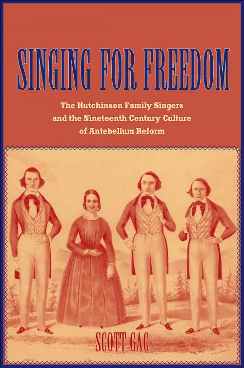 Cover of the book Singing for Freedom by Prof. Scott Gac, Yale University Press