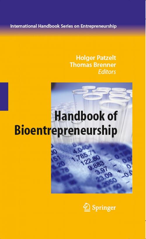 Cover of the book Handbook of Bioentrepreneurship by , Springer New York