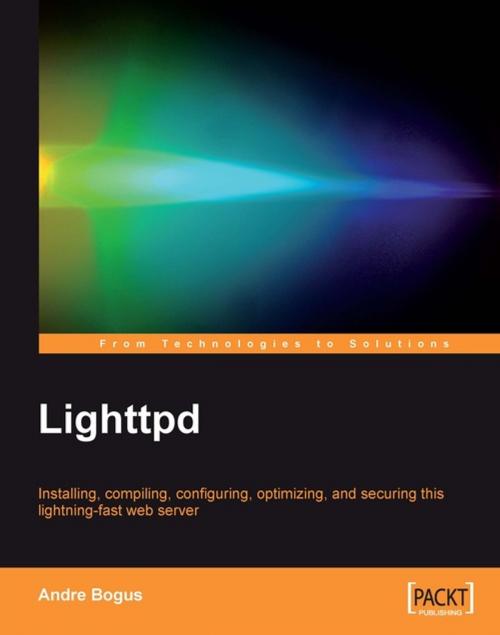 Cover of the book Lighttpd by Andre Bogus, Packt Publishing