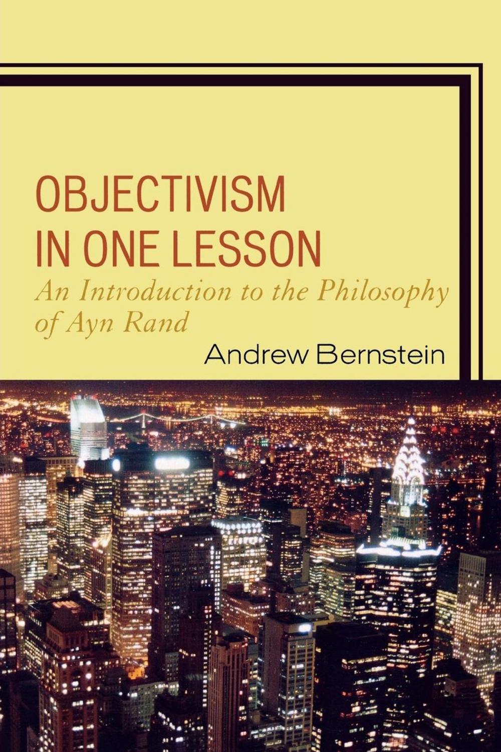 Big bigCover of Objectivism in One Lesson