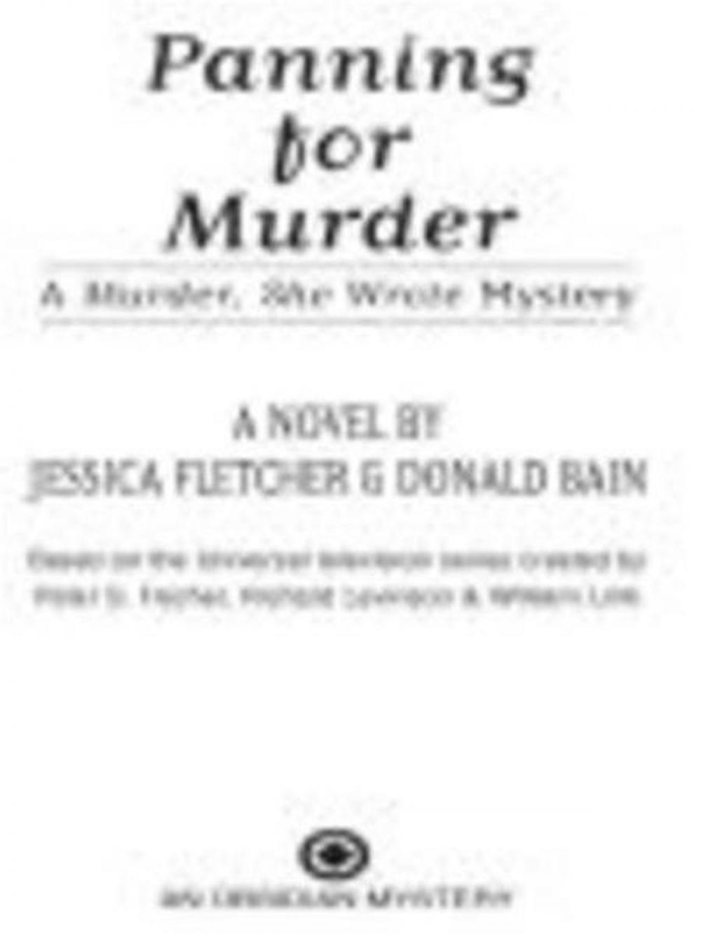 Big bigCover of Murder, She Wrote: Panning For Murder