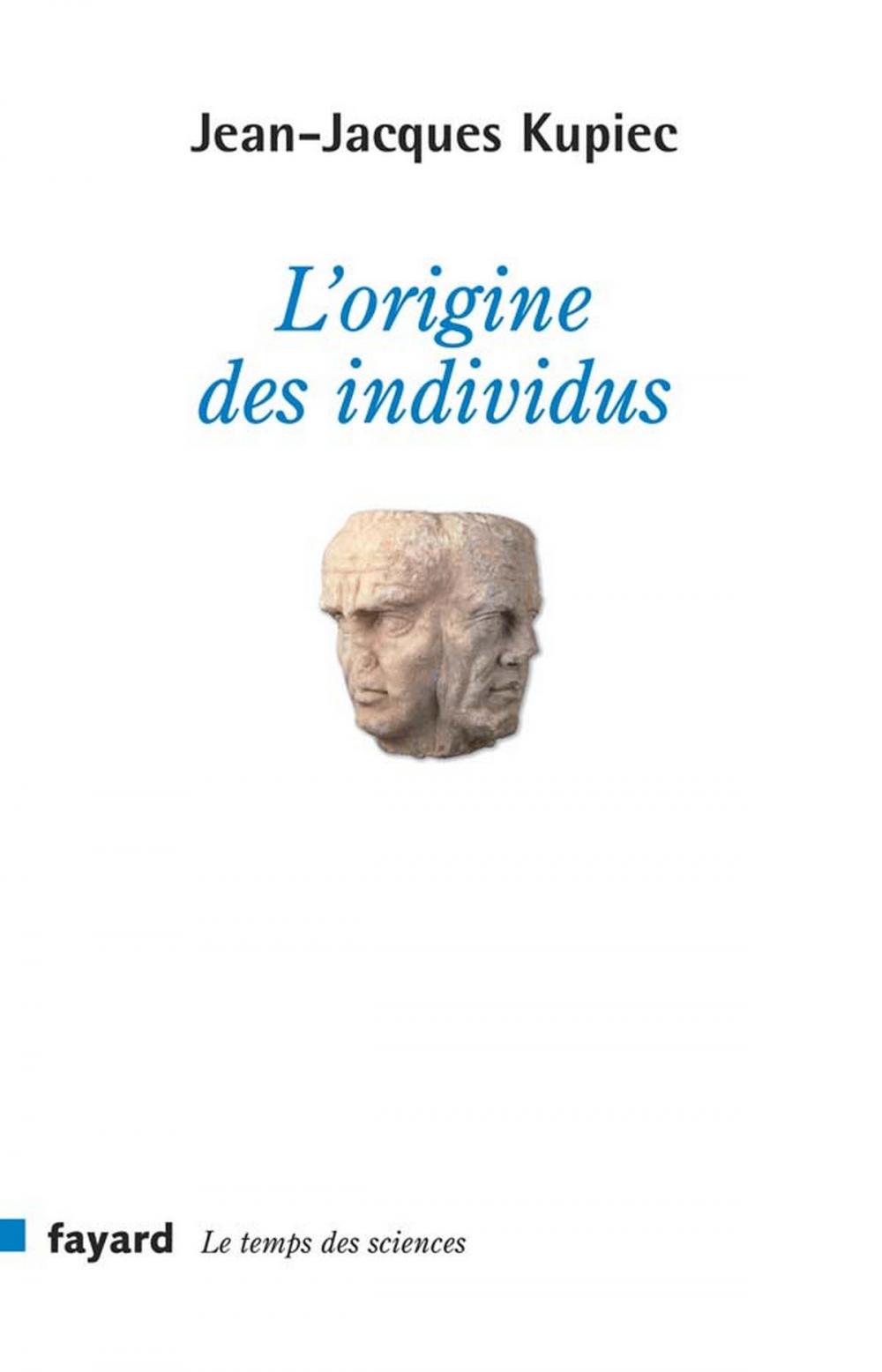 Big bigCover of L'origine des individus