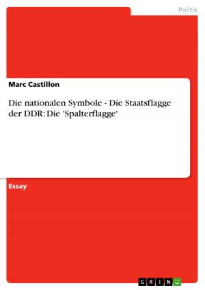 Cover of the book Die nationalen Symbole - Die Staatsflagge der DDR: Die 'Spalterflagge' by Andreas Lins