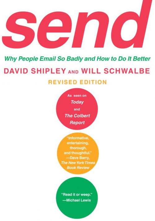 Cover of the book Send (Revised Edition) by David Shipley, Will Schwalbe, Knopf Doubleday Publishing Group