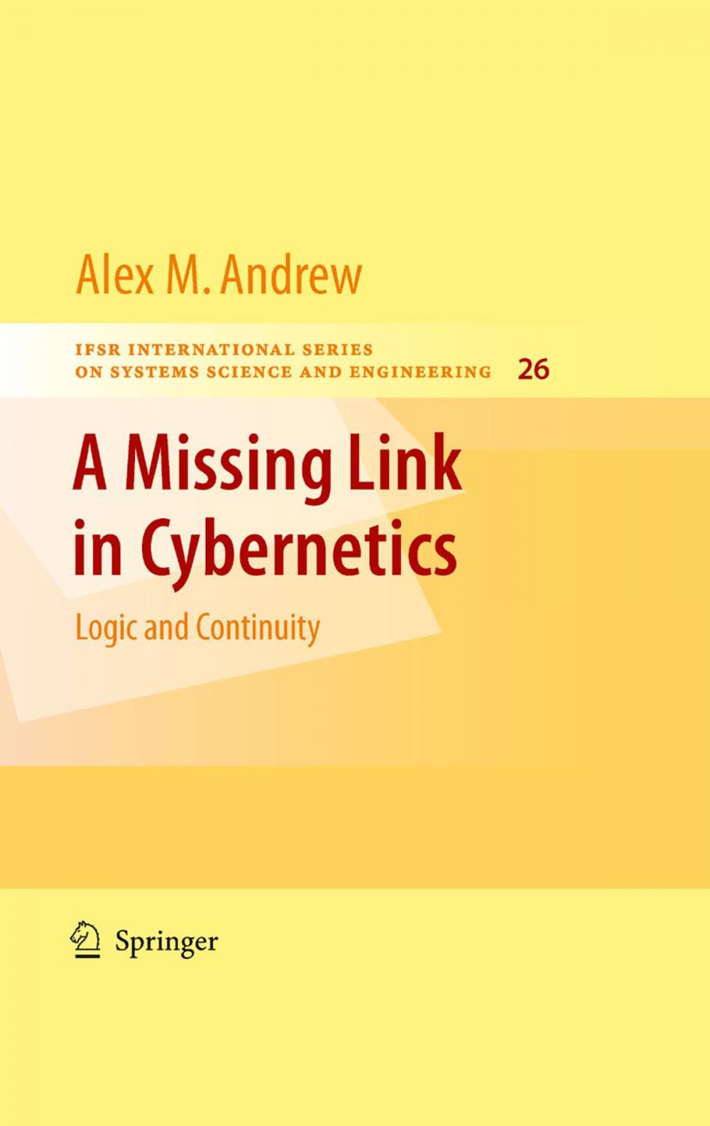 Big bigCover of A Missing Link in Cybernetics