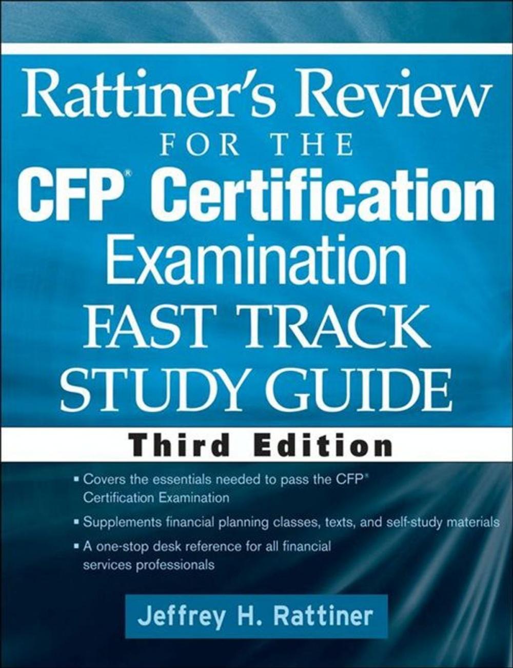 Big bigCover of Rattiner's Review for the CFP(R) Certification Examination, Fast Track, Study Guide