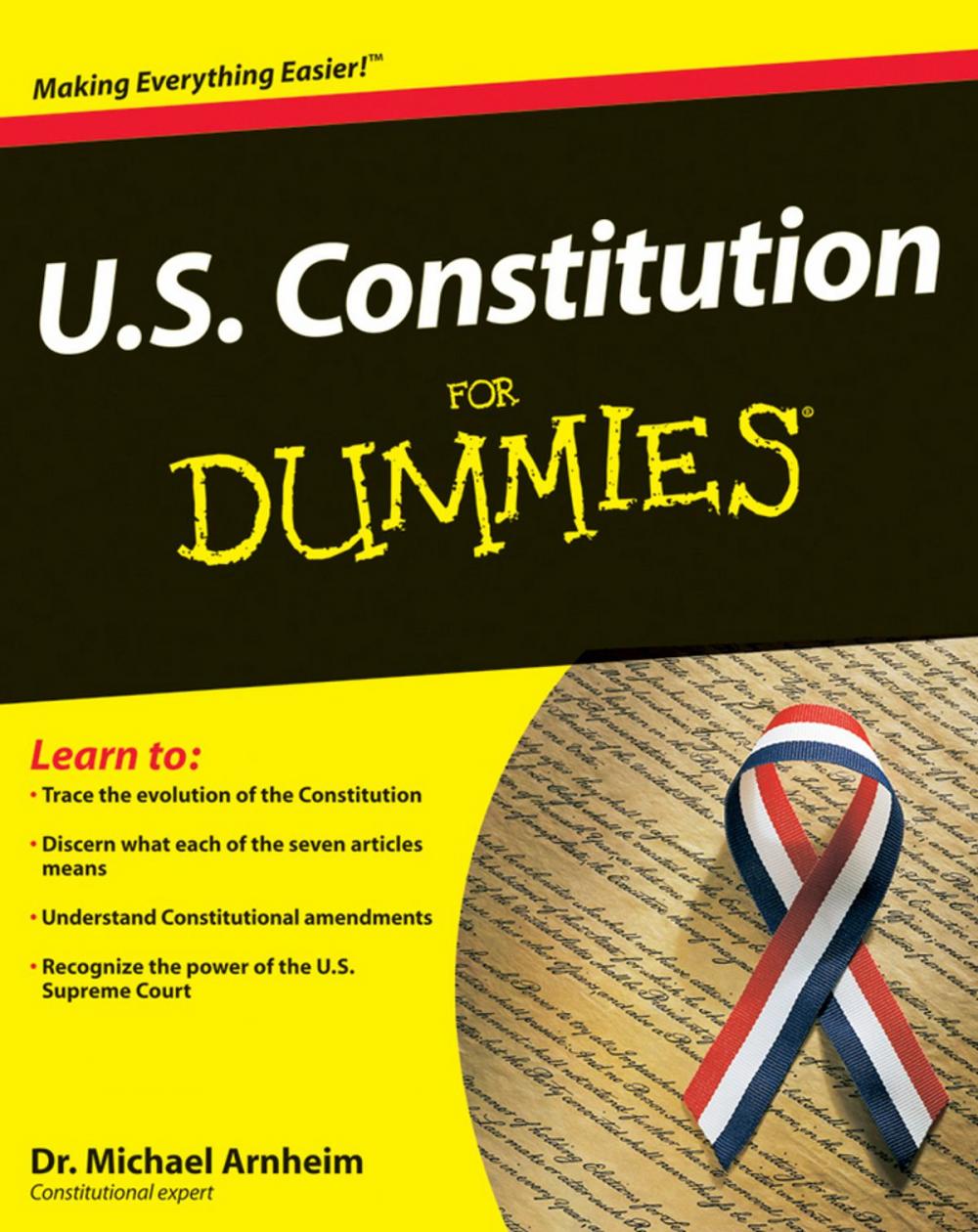 Big bigCover of U.S. Constitution For Dummies