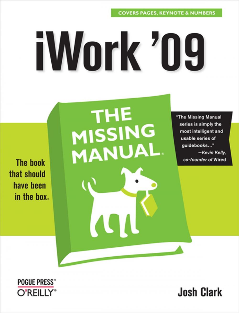 Big bigCover of iWork '09: The Missing Manual