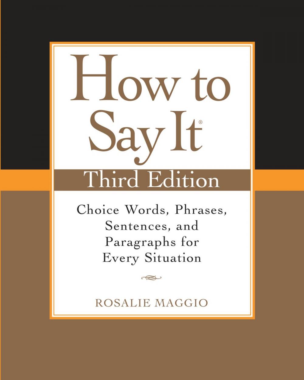 Big bigCover of How to Say It, Third Edition