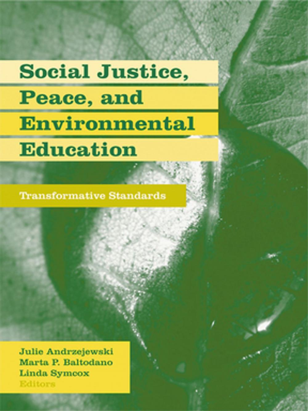 Big bigCover of Social Justice, Peace, and Environmental Education