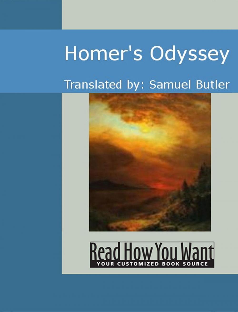 Big bigCover of Homer's Odyssey