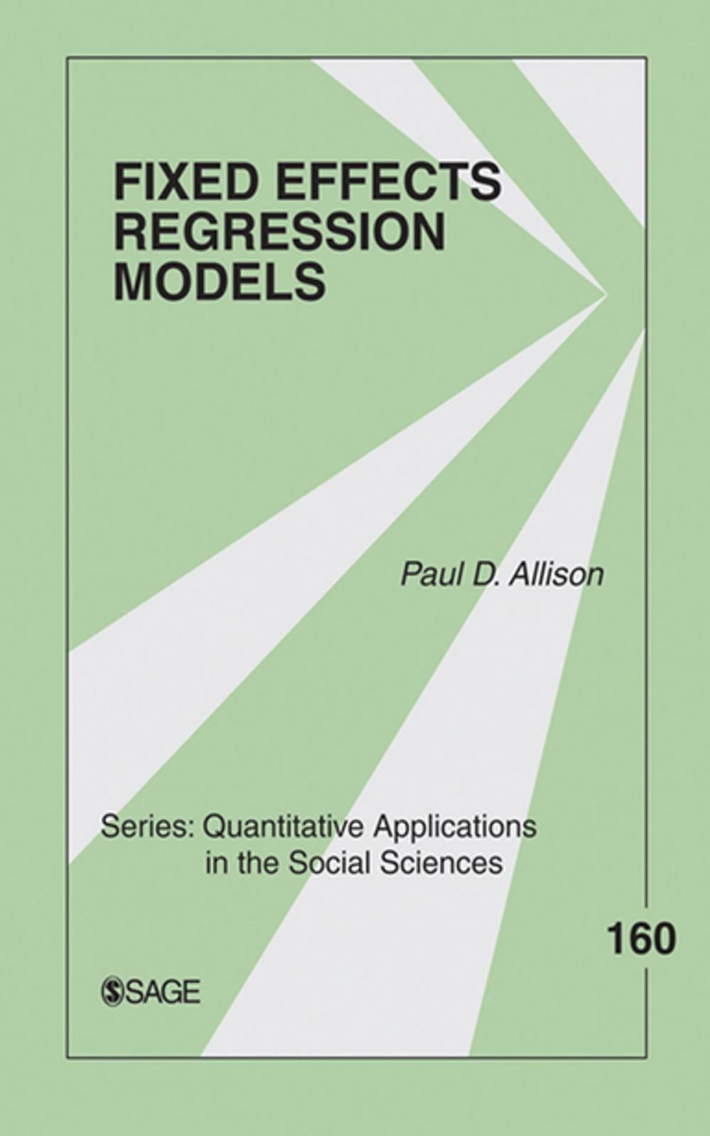 Big bigCover of Fixed Effects Regression Models