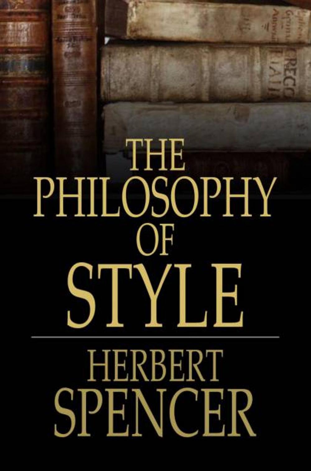 Big bigCover of The Philosophy of Style