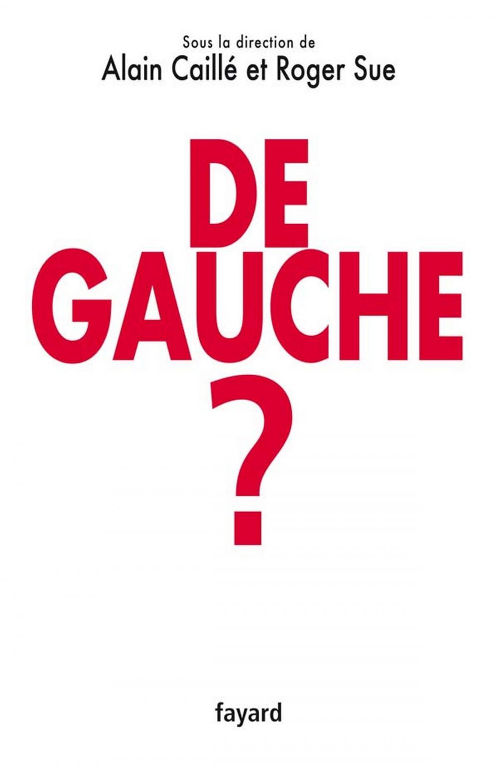 Big bigCover of De gauche ?