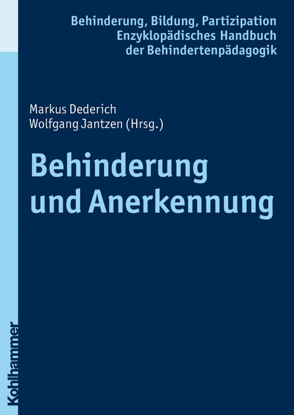 Big bigCover of Behinderung und Anerkennung