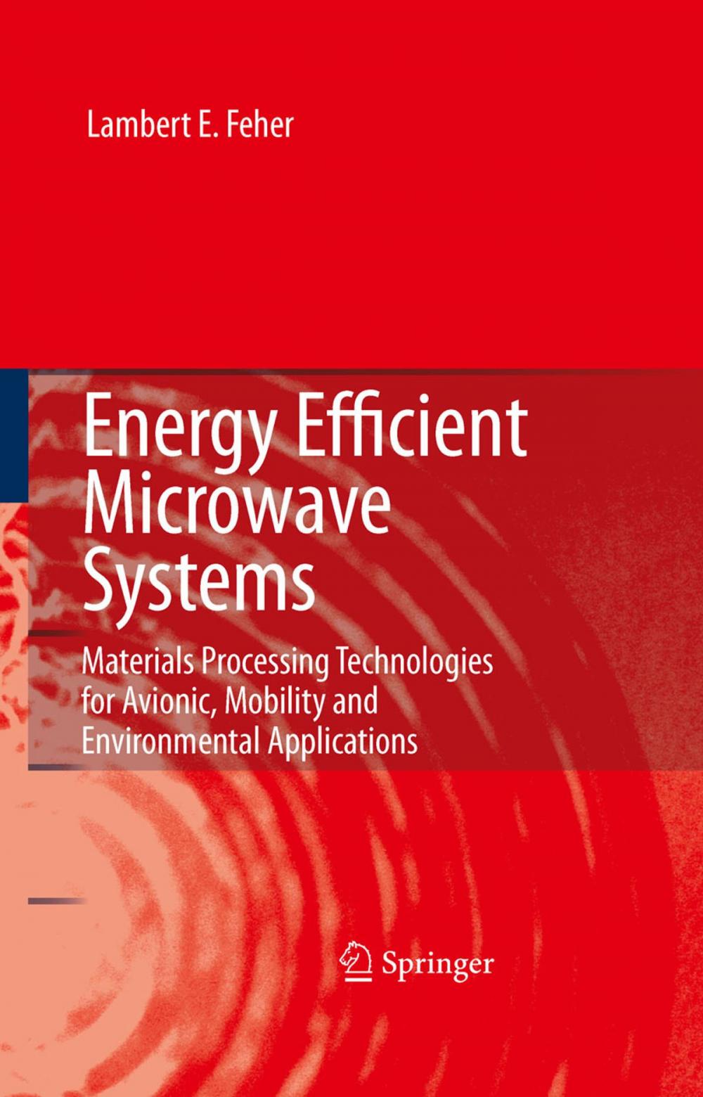 Big bigCover of Energy Efficient Microwave Systems