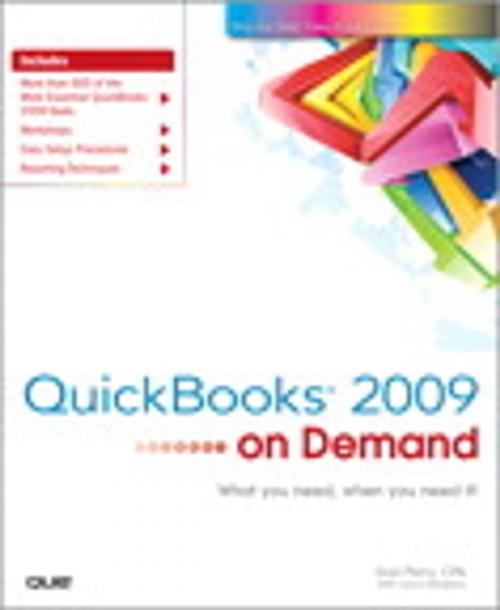 Cover of the book QuickBooks 2009 on Demand by Gail Perry CPA, Laura Madeira, Pearson Education