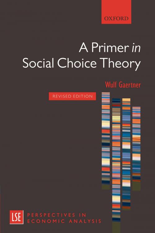 Cover of the book A Primer in Social Choice Theory by Wulf Gaertner, OUP Oxford