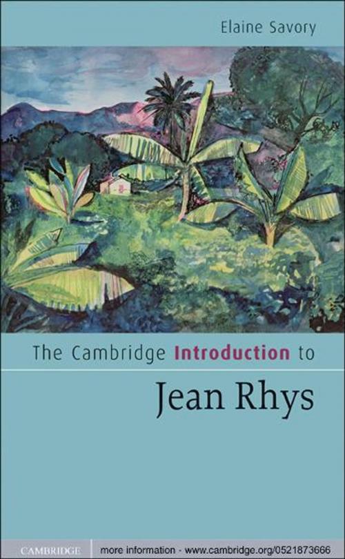 Cover of the book The Cambridge Introduction to Jean Rhys by Elaine Savory, Cambridge University Press