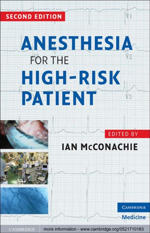 Cover of the book Anesthesia for the High-Risk Patient by , Cambridge University Press