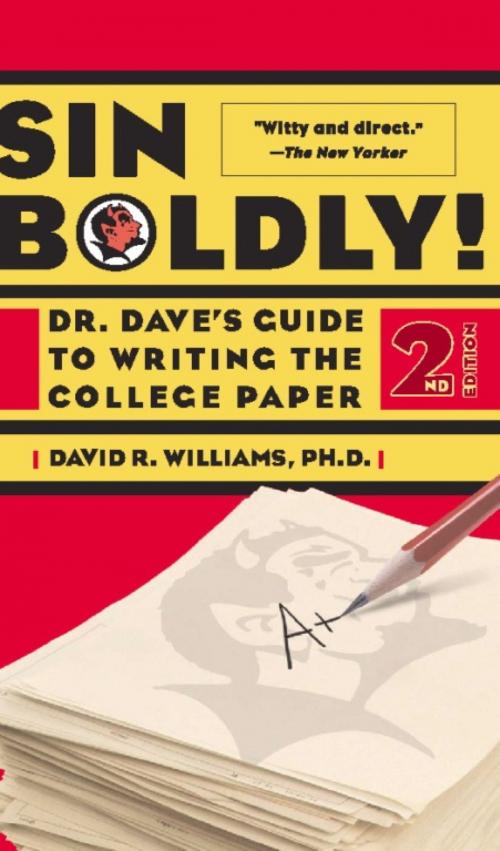 Cover of the book Sin Boldly! by Dave Williams, Basic Books