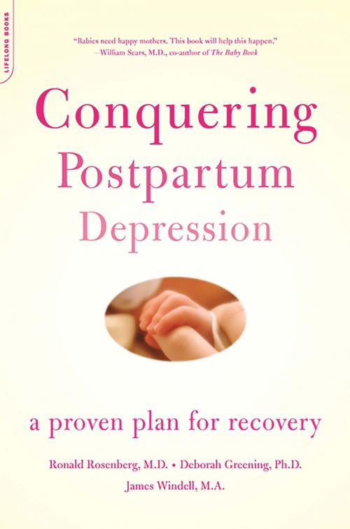 Cover of the book Conquering Postpartum Depression by Ronald Rosenberg, Deborah Greening, James Windell, Hachette Books