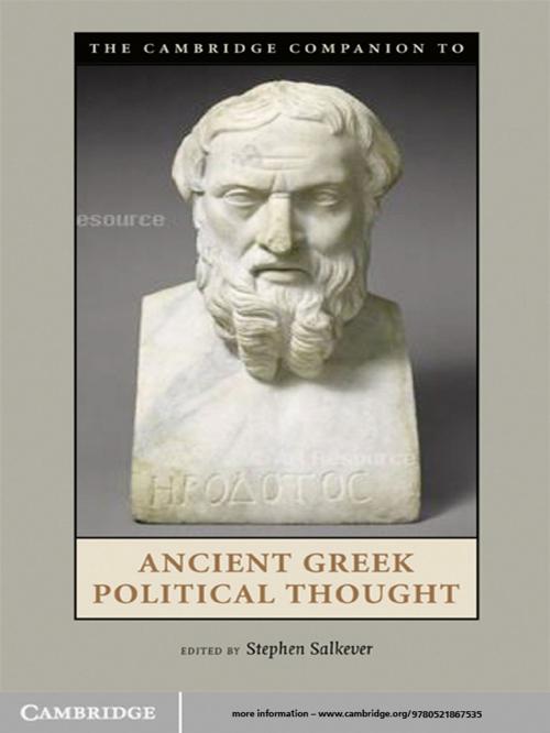 Cover of the book The Cambridge Companion to Ancient Greek Political Thought by , Cambridge University Press