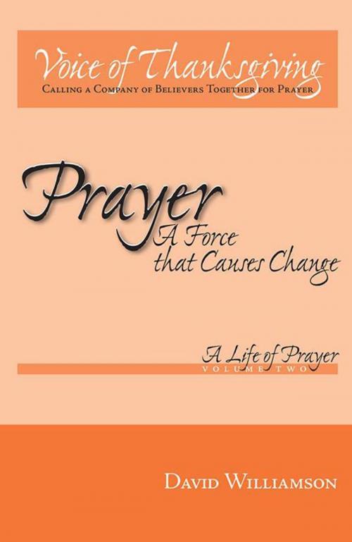 Cover of the book Prayer: a Force That Causes Change by David Williamson, Trafford Publishing