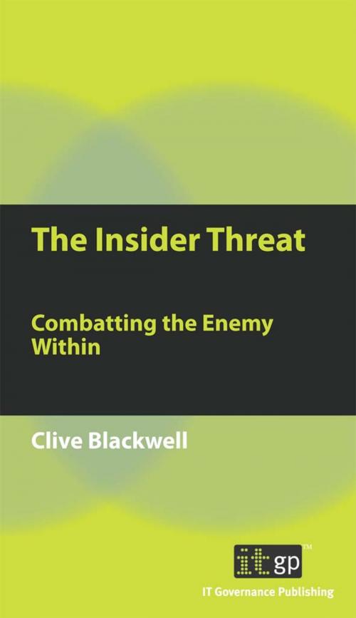 Cover of the book The Insider Threat by Clive Blackwell, IT Governance Ltd