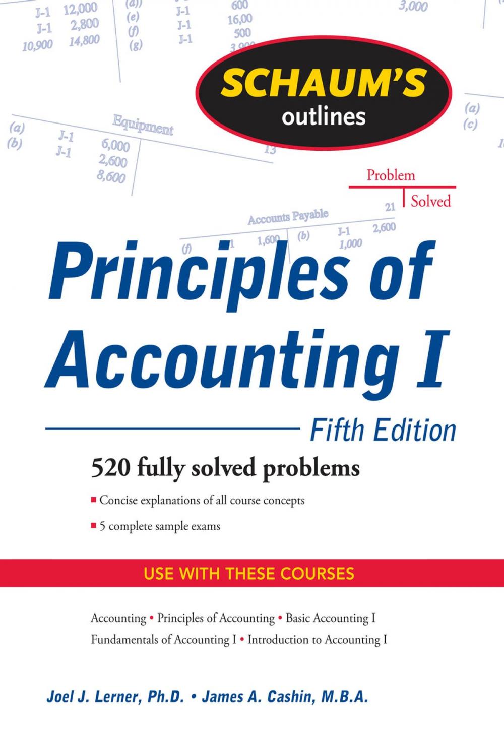 Big bigCover of Schaum's Outline of Principles of Accounting I, Fifth Edition