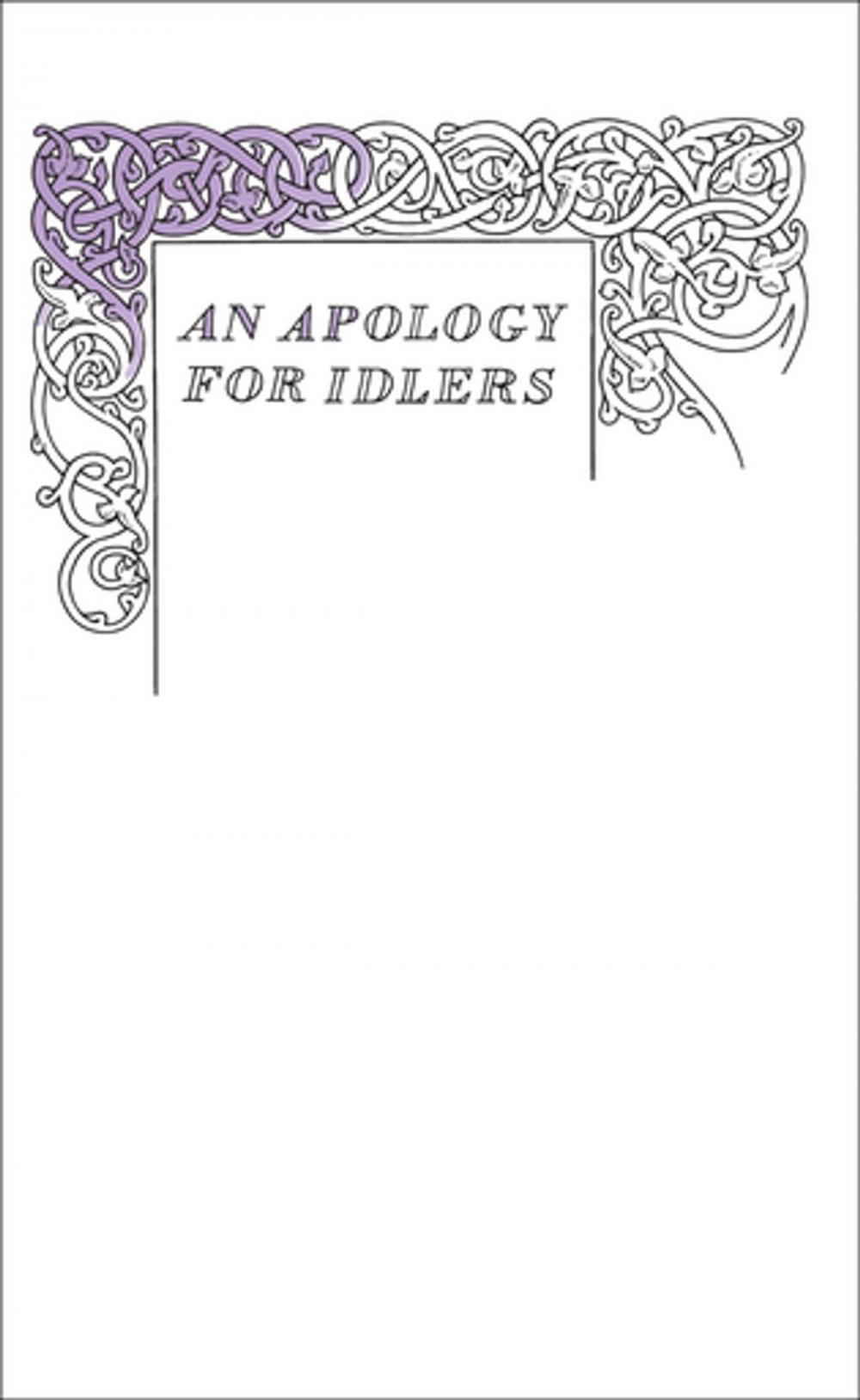 Big bigCover of An Apology for Idlers