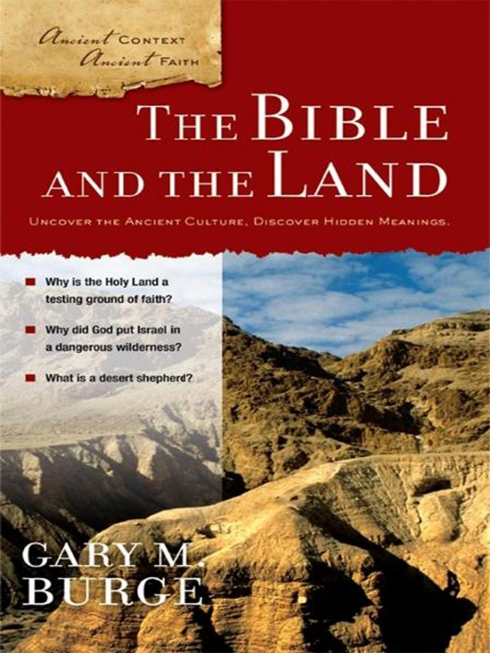 Big bigCover of The Bible and the Land