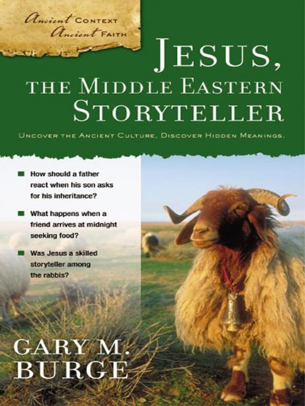 Big bigCover of Jesus, the Middle Eastern Storyteller