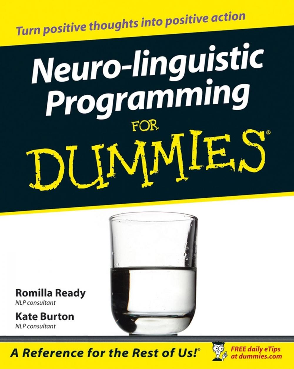 Big bigCover of Neuro-linguistic Programming for Dummies