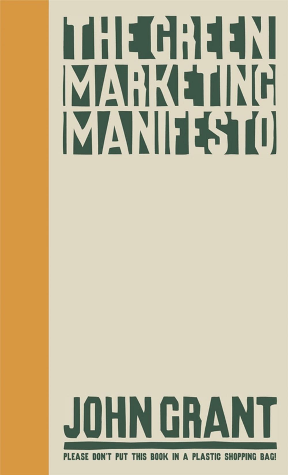 Big bigCover of The Green Marketing Manifesto