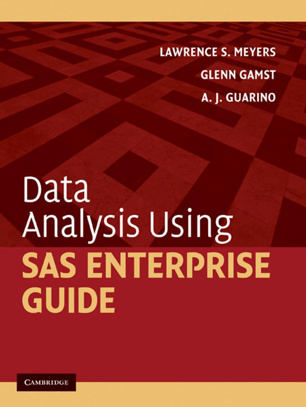 Big bigCover of Data Analysis Using SAS Enterprise Guide