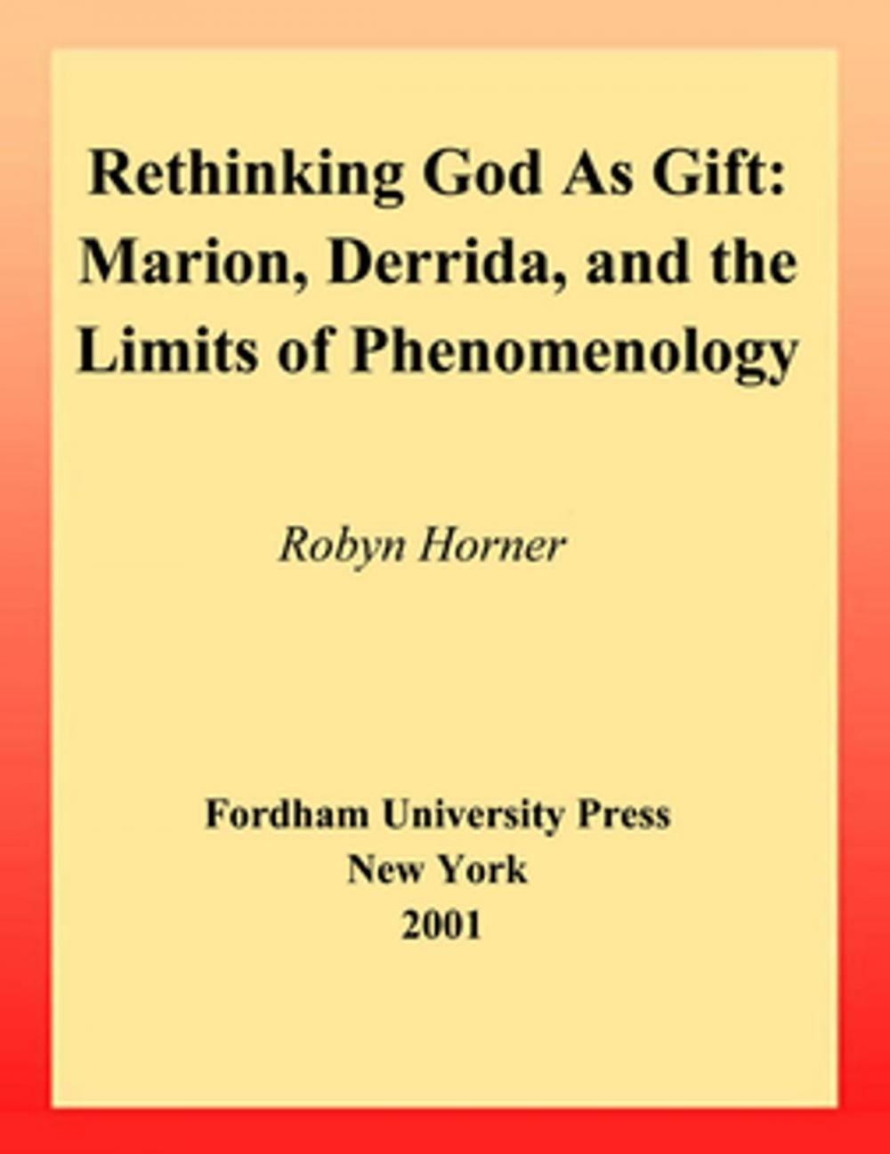 Big bigCover of Rethinking God as Gift