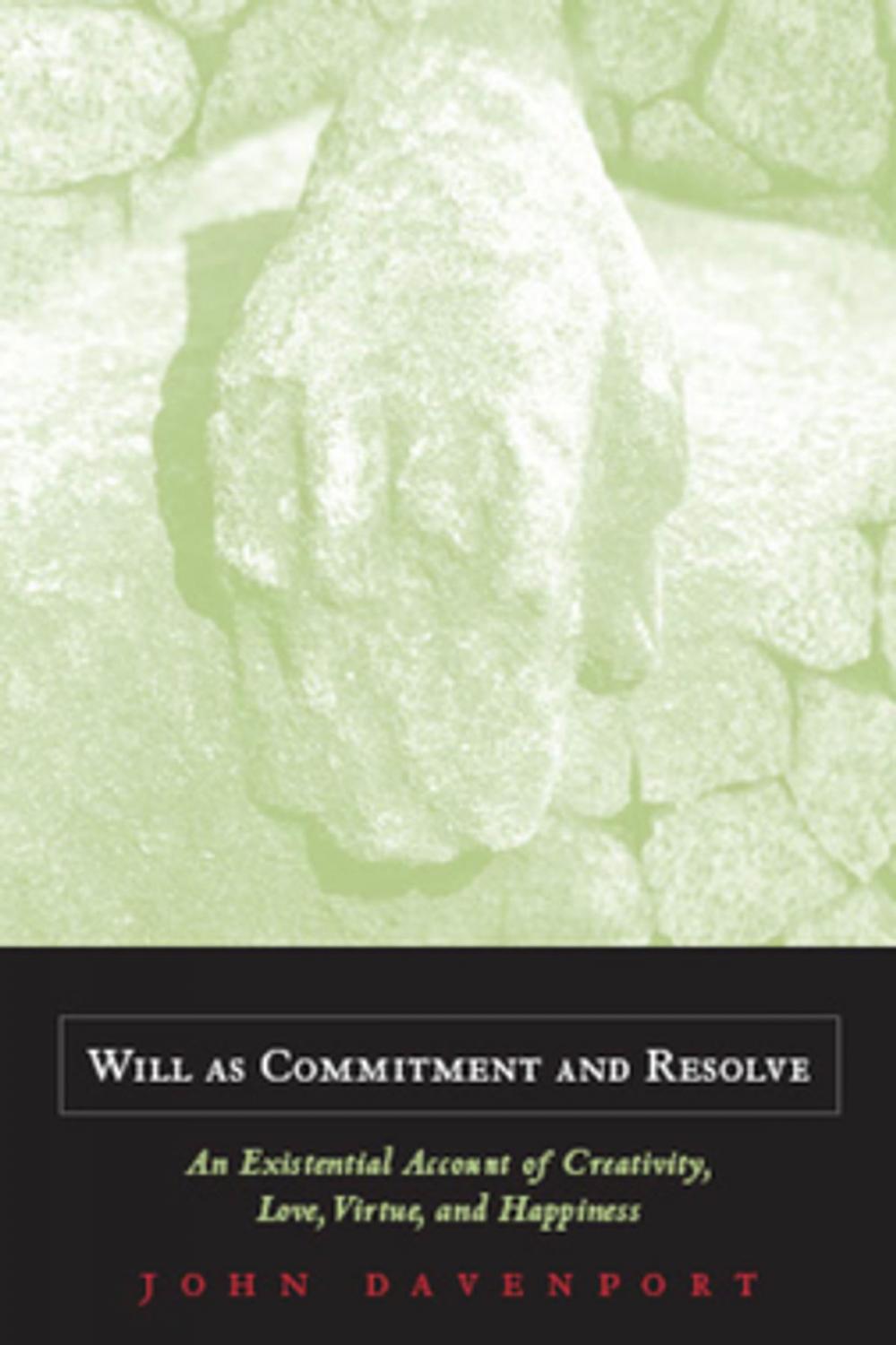 Big bigCover of Will as Commitment and Resolve