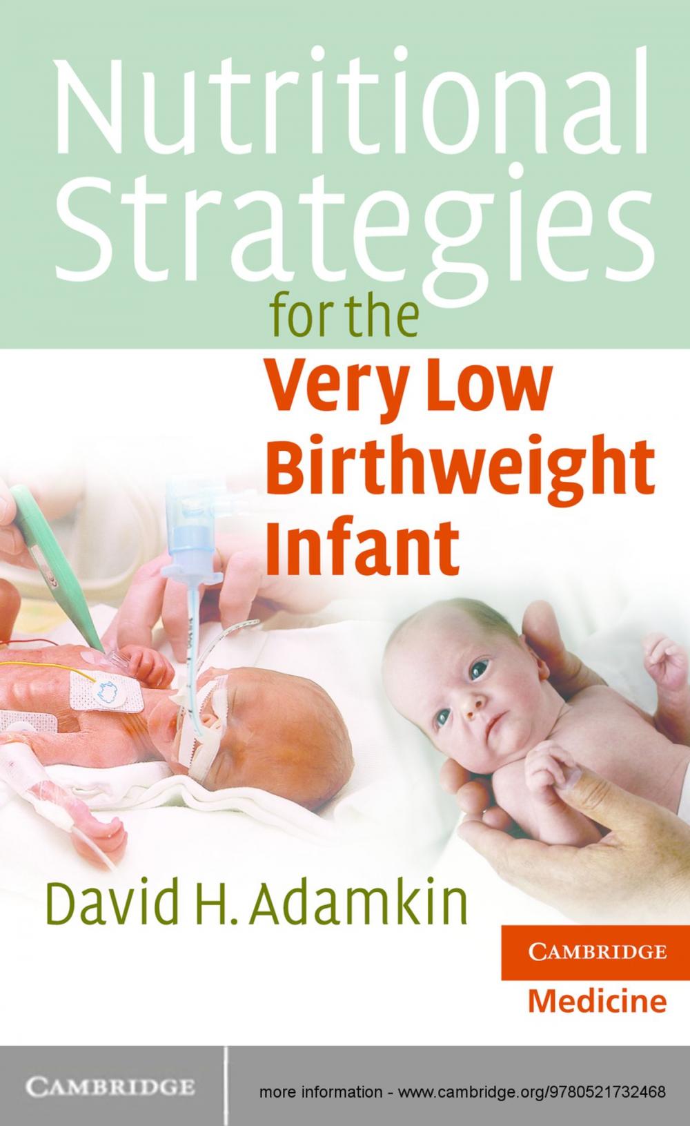 Big bigCover of Nutritional Strategies for the Very Low Birthweight Infant