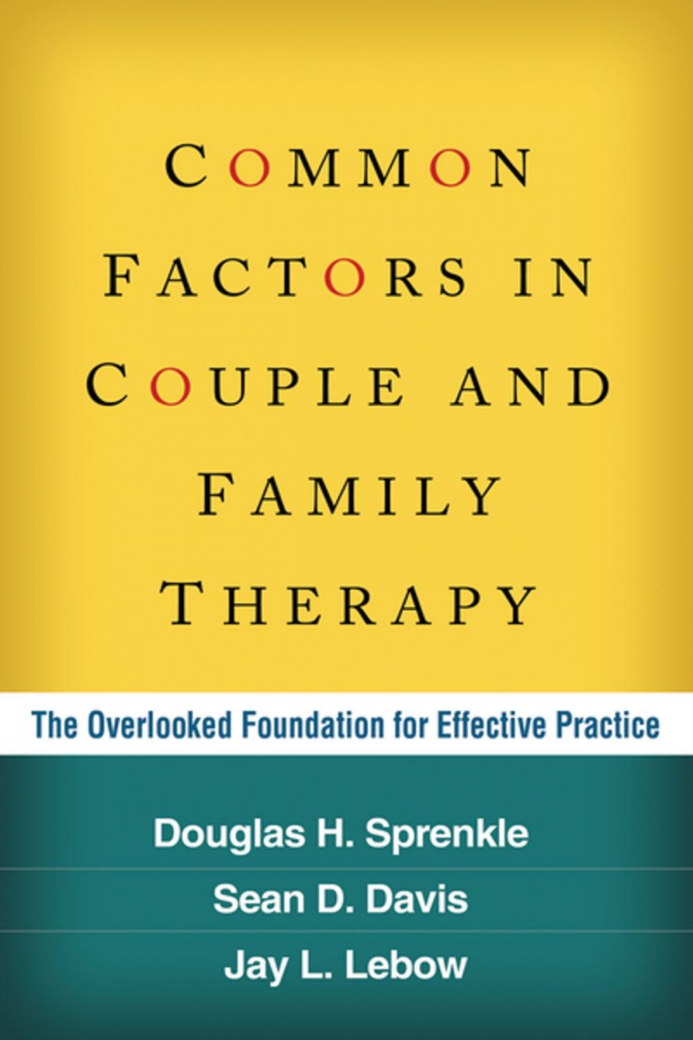 Big bigCover of Common Factors in Couple and Family Therapy