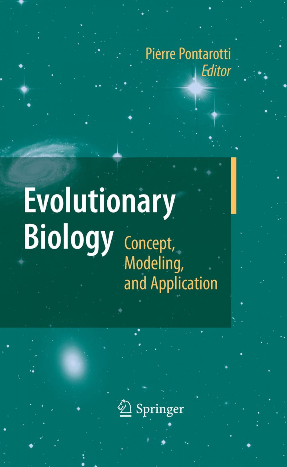 Big bigCover of Evolutionary Biology