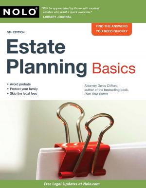 Cover of the book Estate Planning Basics by Ilona Bray, JD