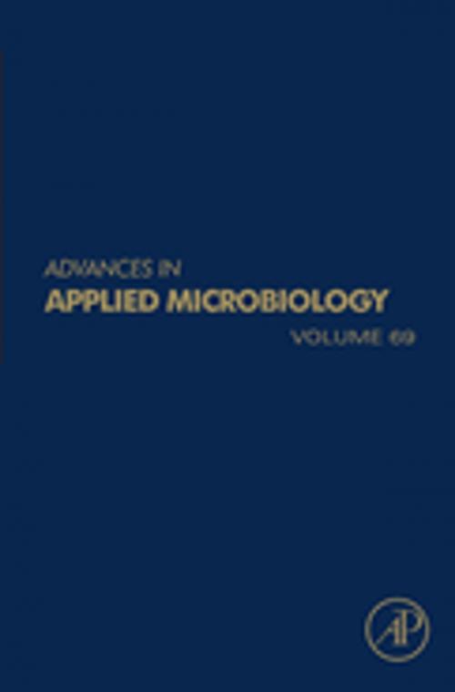 Cover of the book Advances in Applied Microbiology by Allen I. Laskin, Geoffrey M. Gadd, Sima Sariaslani, Elsevier Science