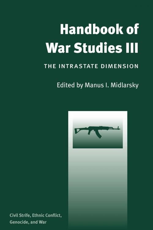 Cover of the book Handbook of War Studies III by Manus I. Midlarsky, University of Michigan Press