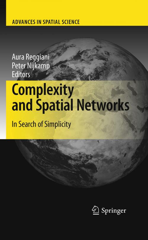 Cover of the book Complexity and Spatial Networks by , Springer Berlin Heidelberg