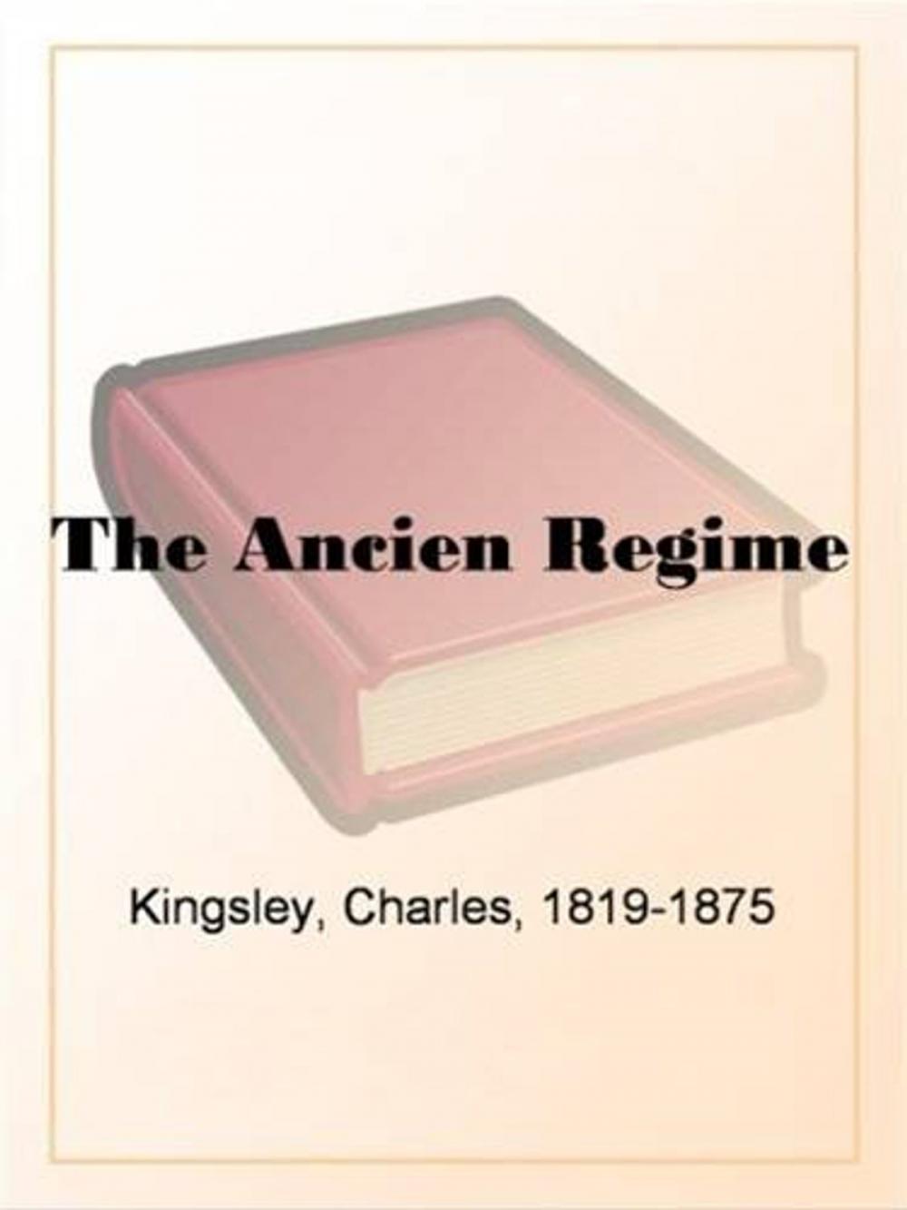 Big bigCover of The Ancien Regime