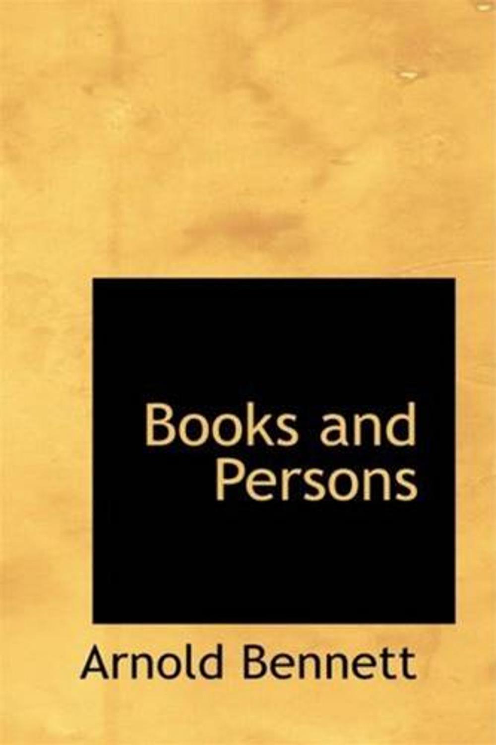 Big bigCover of Books And Persons