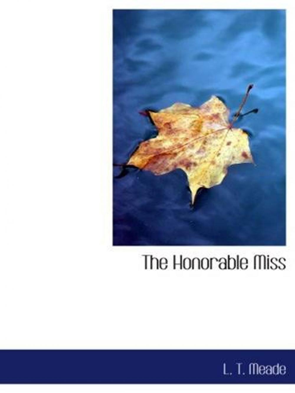 Big bigCover of The Honorable Miss